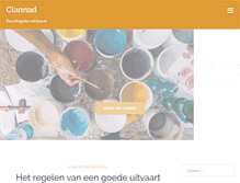 Tablet Screenshot of clannad.nl